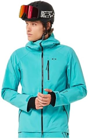 Oakley Mens Unbound Gore-Tex Shell Jacket2.0, Swimming Pool Blue